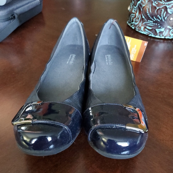 ASICS Leather Flats Dress Shoes Pedala Gel Japan - Picture 3 of 8